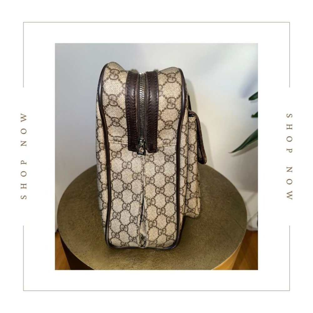 Vintage Gucci GG Supreme Canvas Satchel - Picture 4 of 16